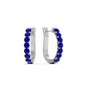 Modern Huggie Hoop Earrings Fascinating Diamonds