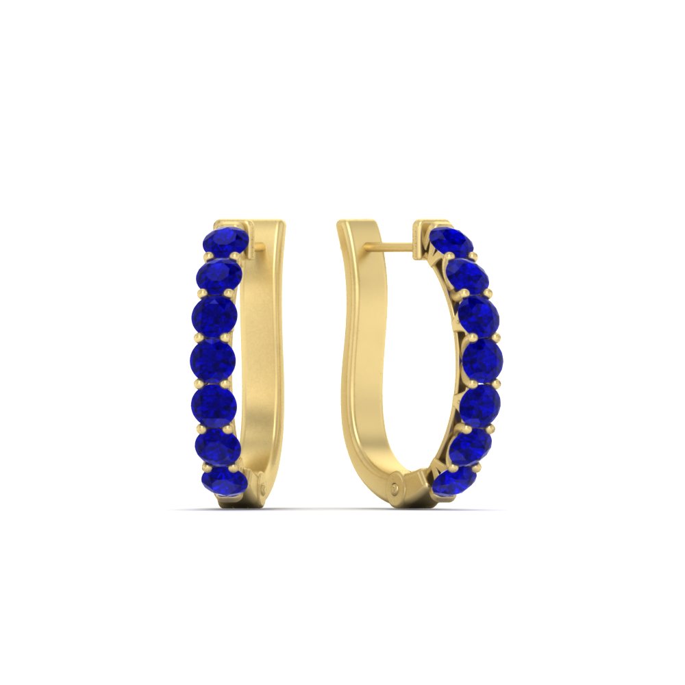 Modern Huggie Hoop Earrings Fascinating Diamonds