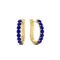 Modern Huggie Hoop Earrings Fascinating Diamonds