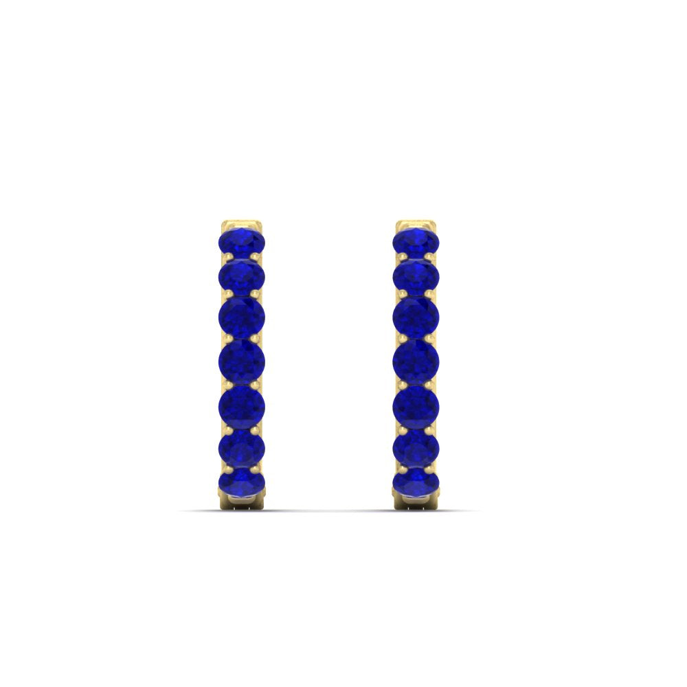Modern Huggie Hoop Earrings Fascinating Diamonds