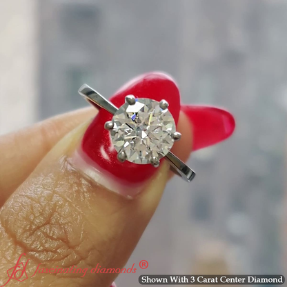 Classic Six Prong Solitaire Ring Fascinating Diamonds