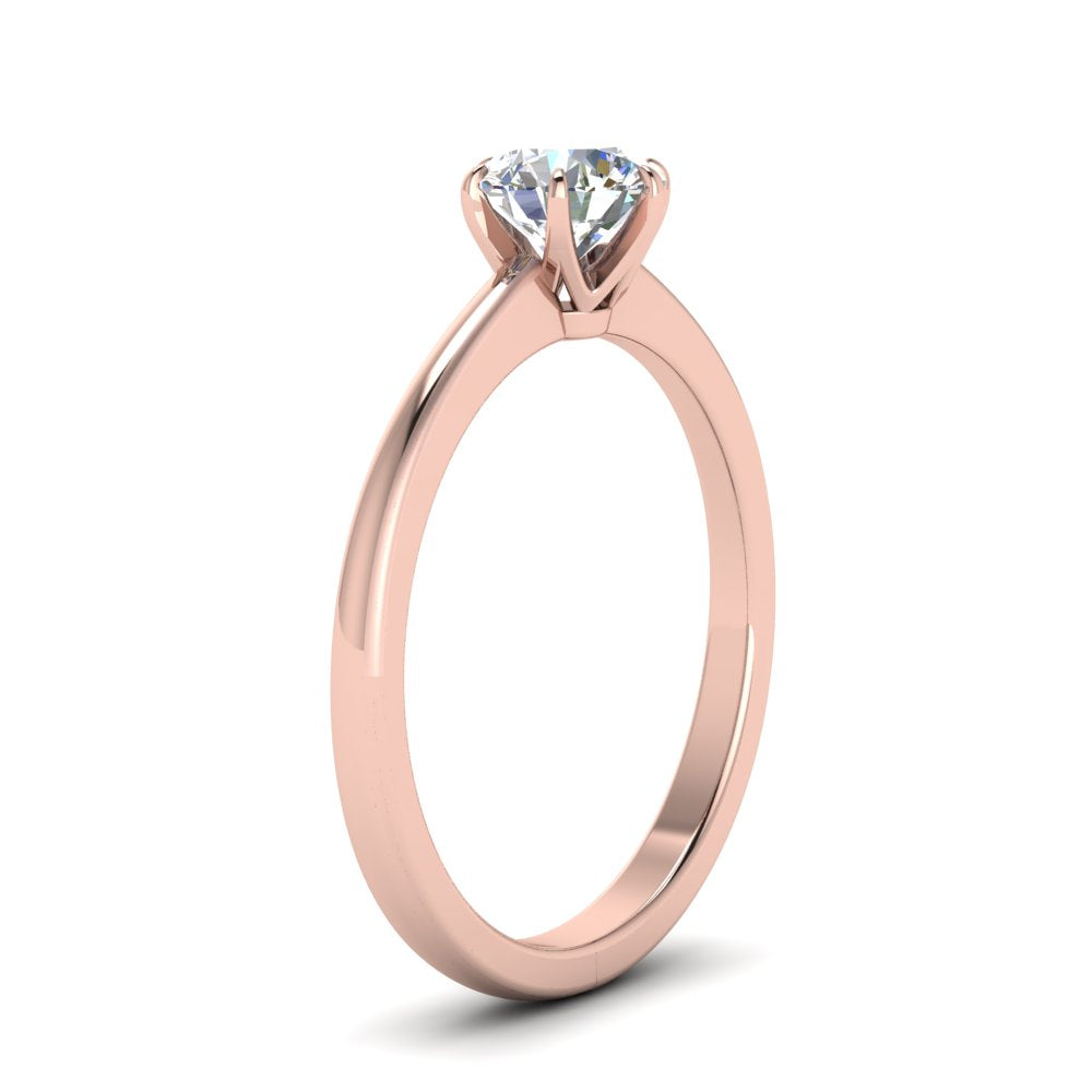 Classic Six Prong Solitaire Ring Fascinating Diamonds