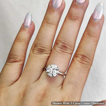 Classic Six Prong Solitaire Ring Fascinating Diamonds