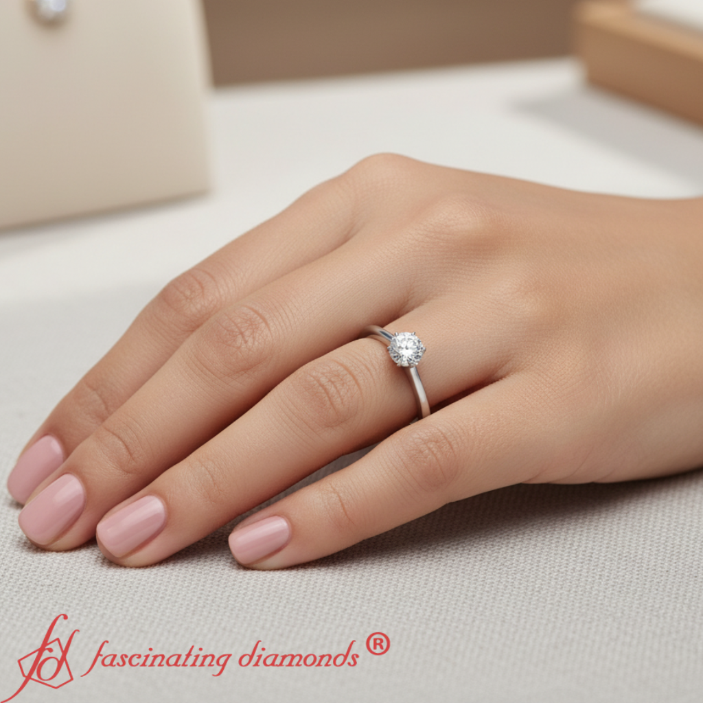 Classic Six Prong Solitaire Ring Fascinating Diamonds