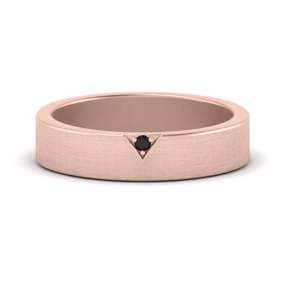 Classic V Shaped Solitaire Stone Mens Band Fascinating Diamonds