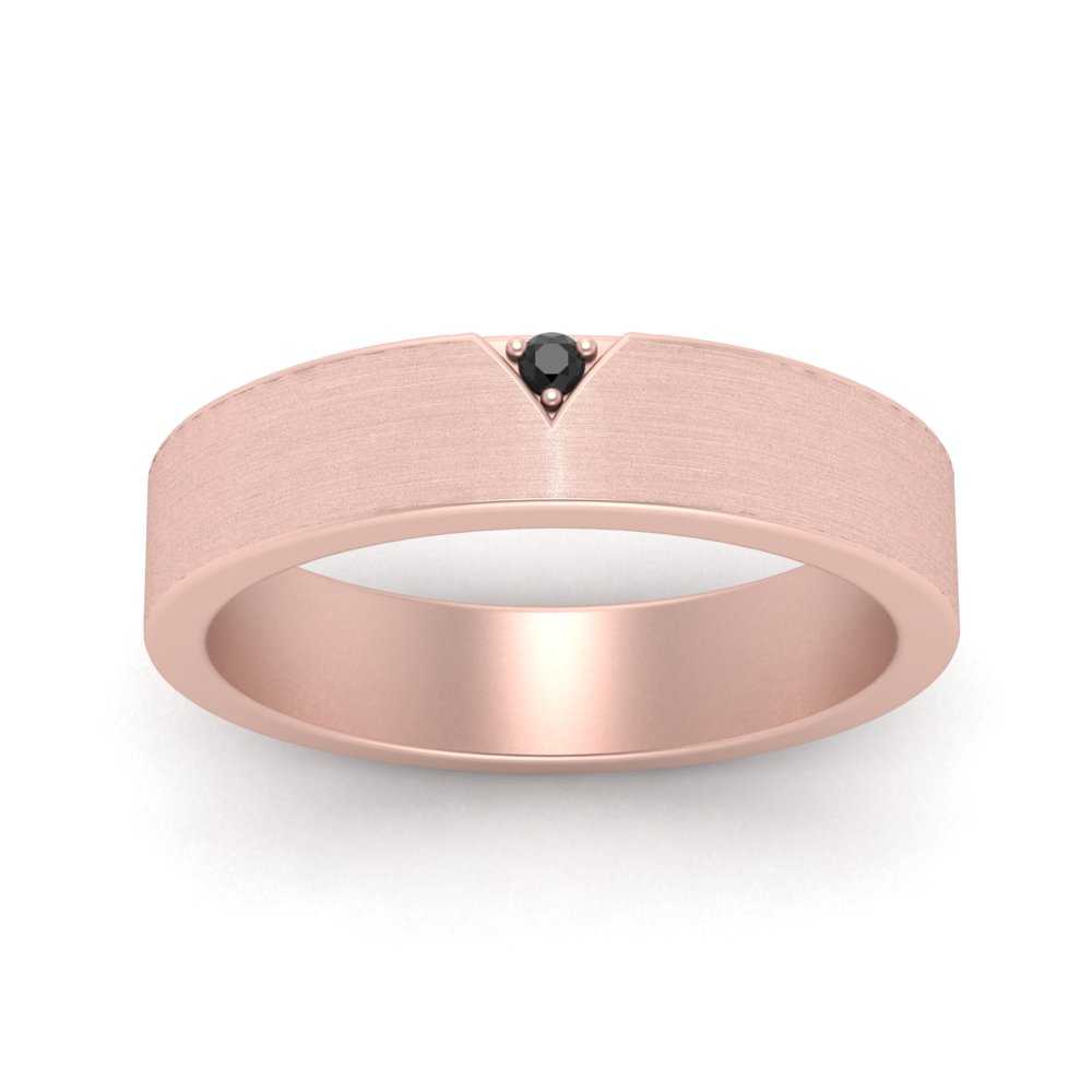 Classic V Shaped Solitaire Stone Mens Band Fascinating Diamonds