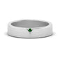 Classic V Shaped Solitaire Stone Mens Band Fascinating Diamonds