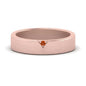 Classic V Shaped Solitaire Stone Mens Band Fascinating Diamonds