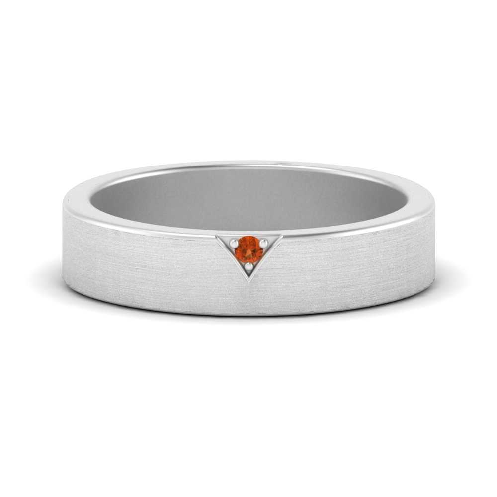 Classic V Shaped Solitaire Stone Mens Band Fascinating Diamonds