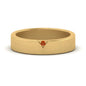 Classic V Shaped Solitaire Stone Mens Band Fascinating Diamonds