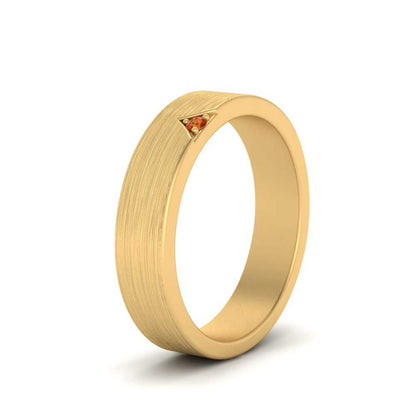 Classic V Shaped Solitaire Stone Mens Band Fascinating Diamonds