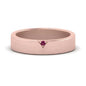 Classic V Shaped Solitaire Stone Mens Band Fascinating Diamonds