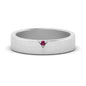 Classic V Shaped Solitaire Stone Mens Band Fascinating Diamonds
