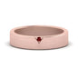 Classic V Shaped Solitaire Stone Mens Band Fascinating Diamonds