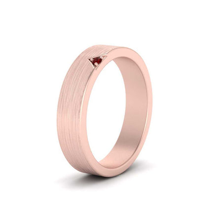 Classic V Shaped Solitaire Stone Mens Band Fascinating Diamonds