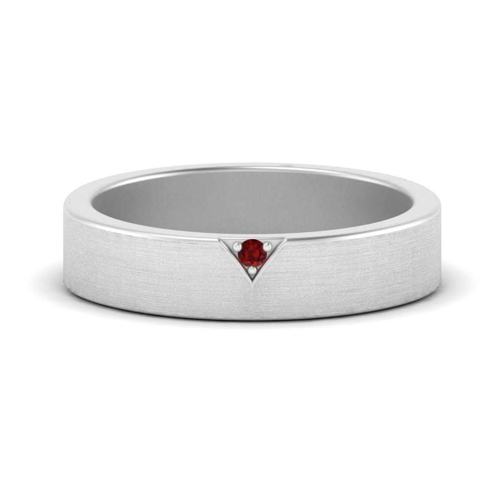 Classic V Shaped Solitaire Stone Mens Band Fascinating Diamonds