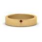 Classic V Shaped Solitaire Stone Mens Band Fascinating Diamonds