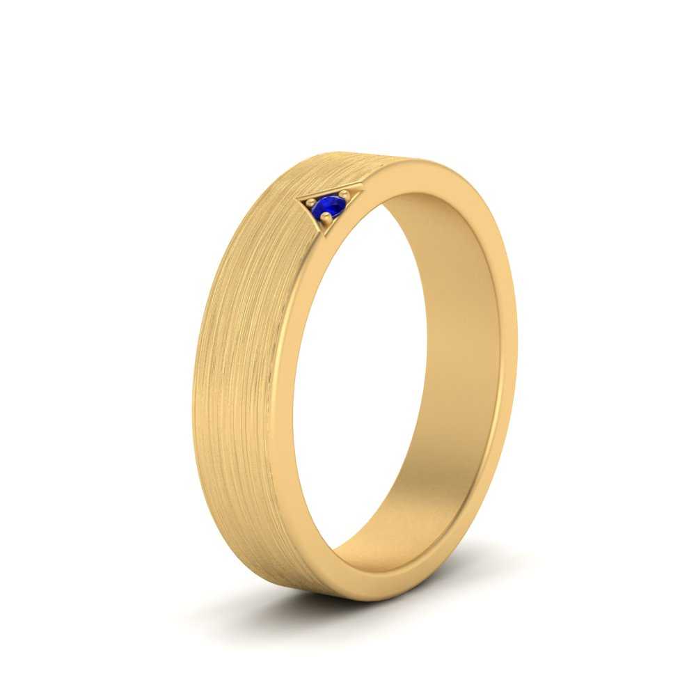 Classic V Shaped Solitaire Stone Mens Band Fascinating Diamonds