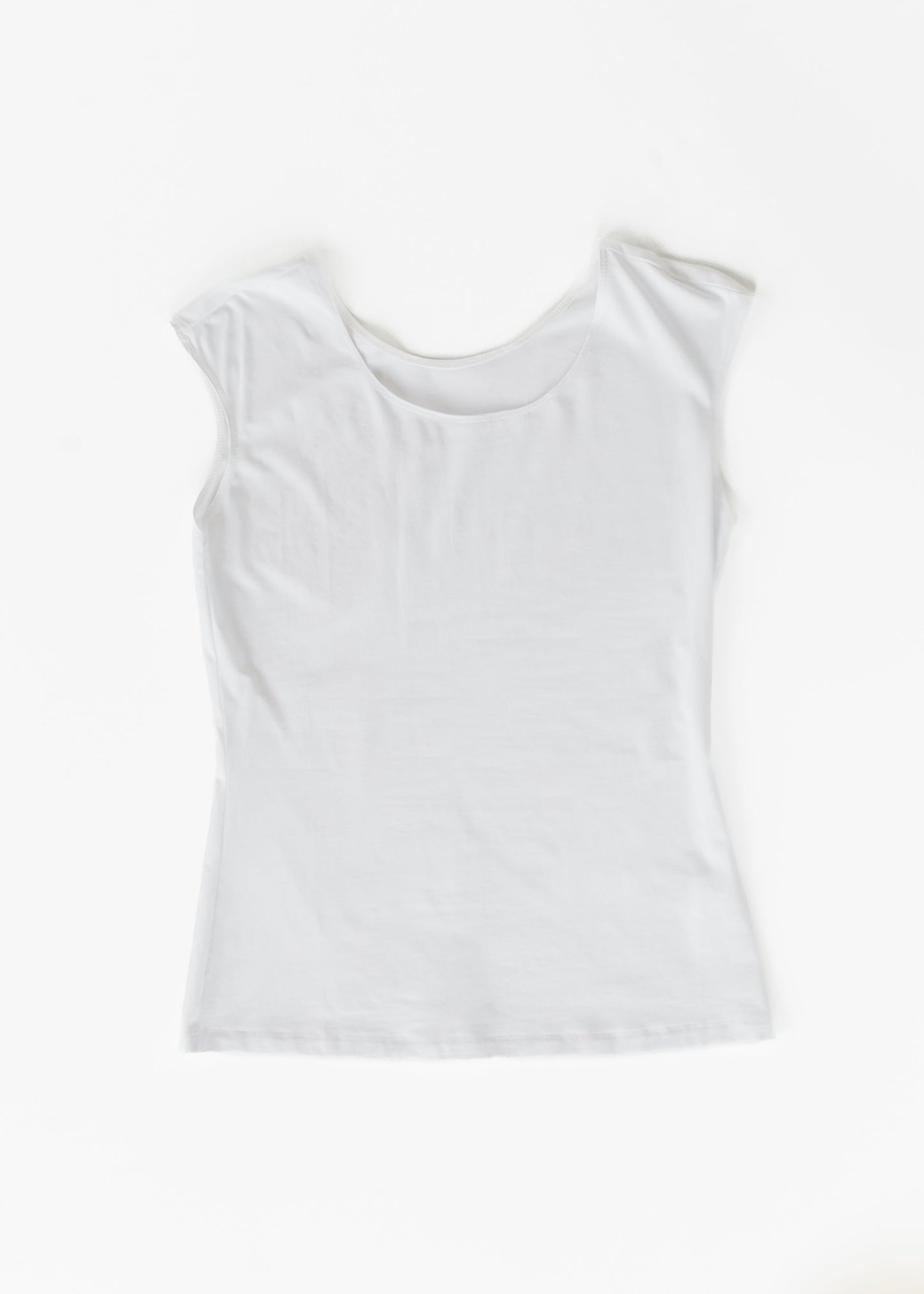 Classic White Cap Sleeve Tank