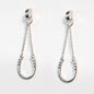 Classique - Horseshoe Chain Earring Sterling Silver Horseshoe Earring Urban-Equestrian