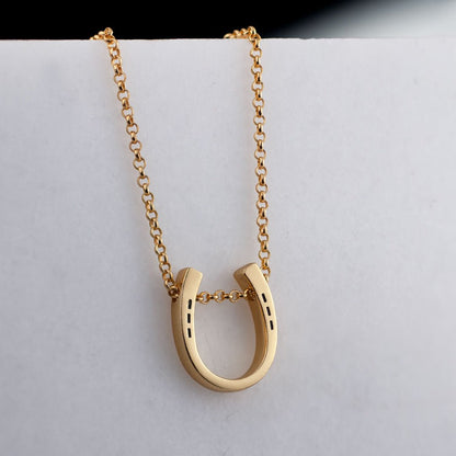 Classique - Equestrian Horseshoe Necklace in Gold Urban-Equestrian