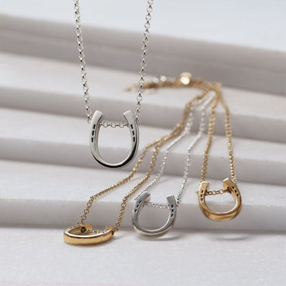 Classique - Equestrian Horseshoe Necklace in Silver Urban-Equestrian