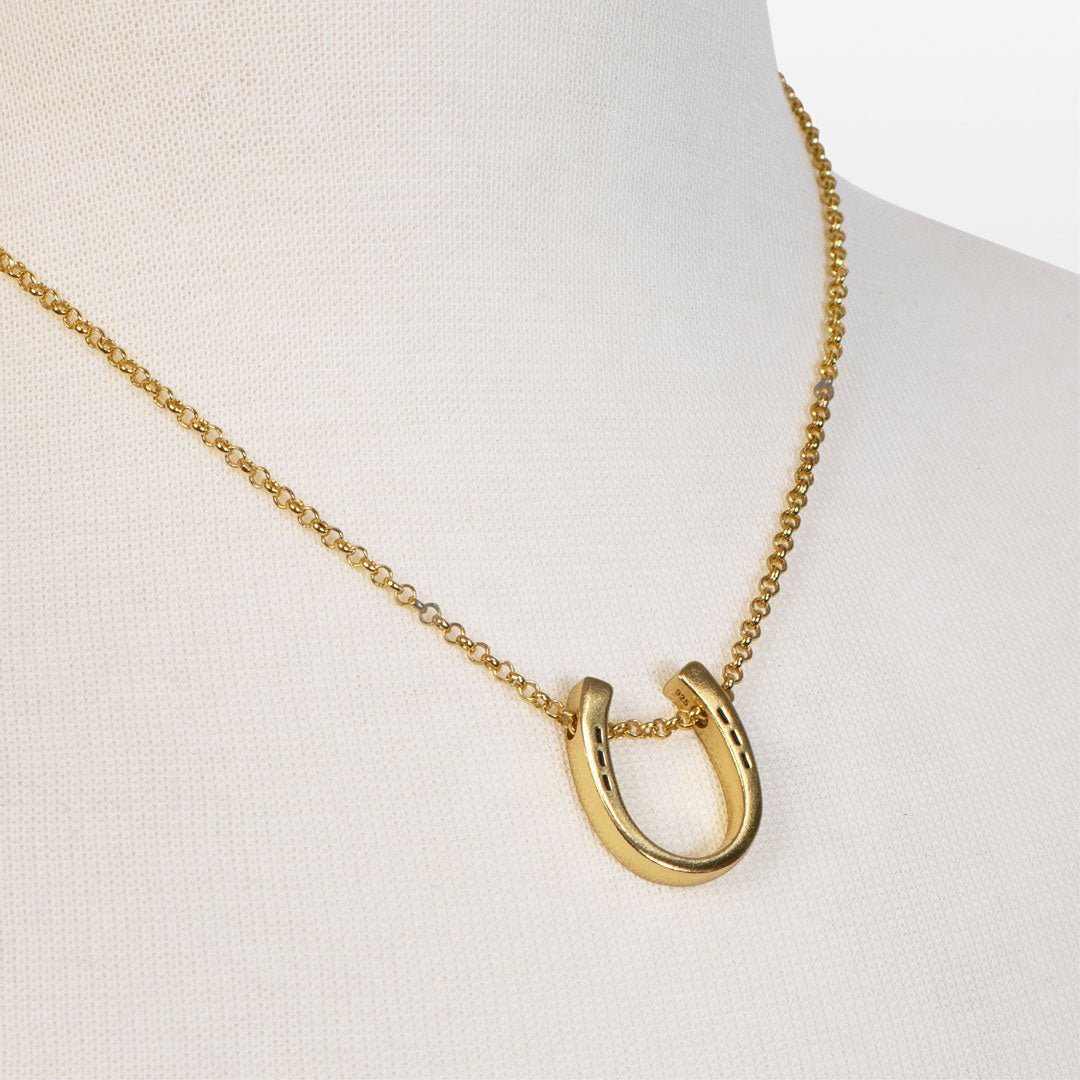 Classique - Equestrian Horseshoe Necklace in Gold Urban-Equestrian