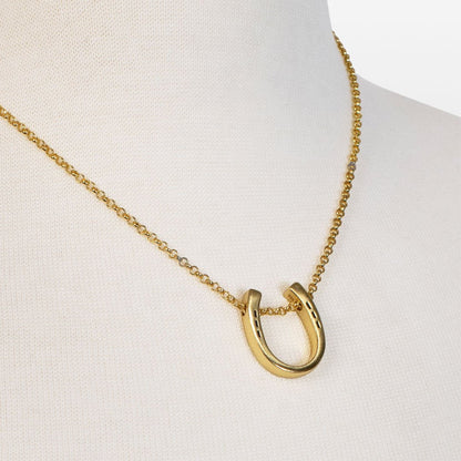Classique - Equestrian Horseshoe Necklace in Gold Urban-Equestrian