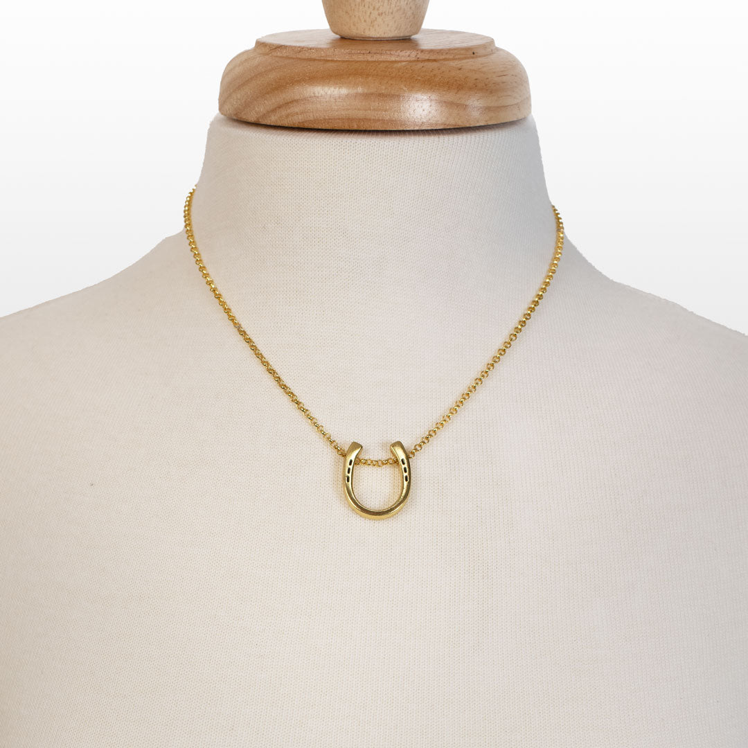 Classique - Equestrian Horseshoe Necklace in Gold Urban-Equestrian