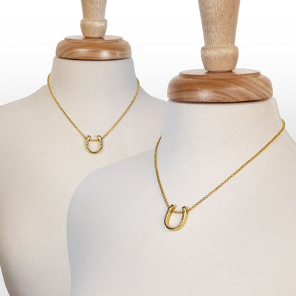 Classique - Equestrian Horseshoe Necklace in Gold Urban-Equestrian