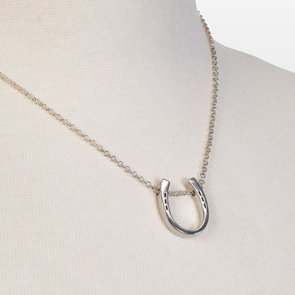Classique - Equestrian Horseshoe Necklace in Silver Urban-Equestrian