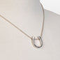 Classique - Equestrian Horseshoe Necklace in Silver Urban-Equestrian