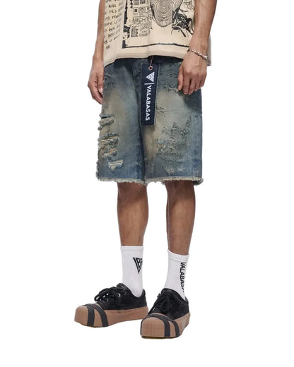 Valabasas Clipped Jorts - Dirty Washed Denim Exchange