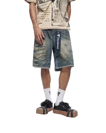 Valabasas Clipped Jorts - Dirty Washed Denim Exchange