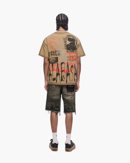Valabasas Clipped Jorts - Grey Washed Denim Exchange