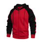 Men's Retro Hooded Zipper Cardigan Sweatshirt Top