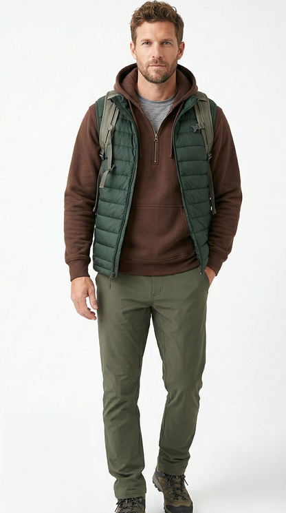 Unisex The Summit Oversized Half-Zip Hoodie | Cocoa Tinyloverclothing