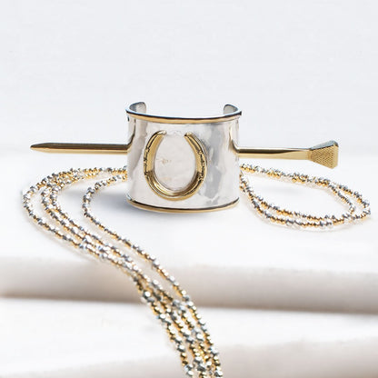 Cody - Horseshoe Ponytail Cuff in Two Tone Urban-Equestrian