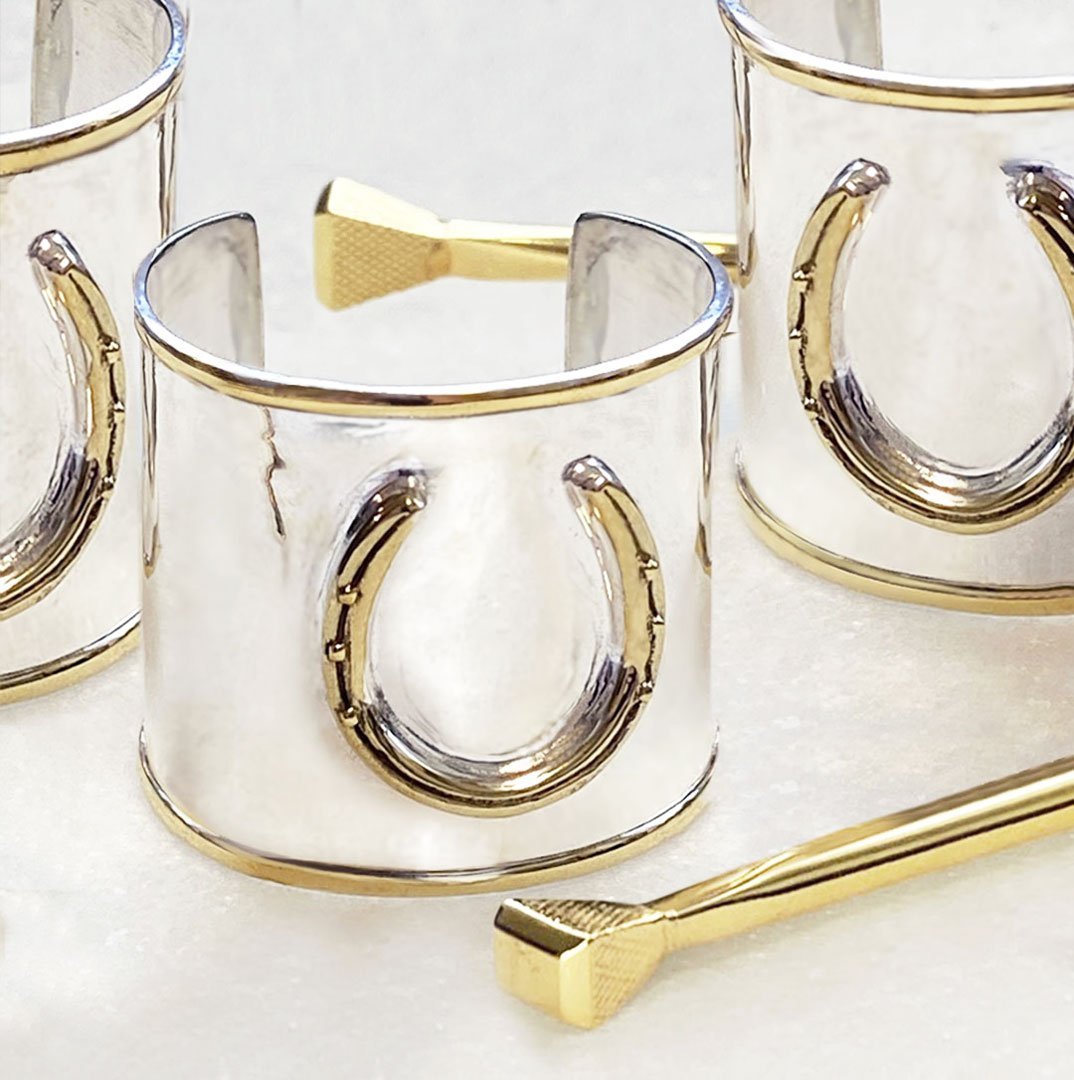 Cody - Horseshoe Ponytail Cuff in Two Tone Urban-Equestrian