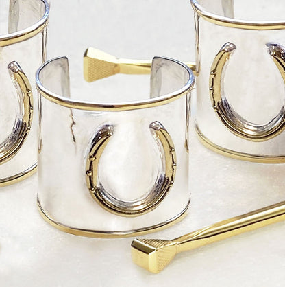 Cody - Horseshoe Ponytail Cuff in Two Tone Urban-Equestrian