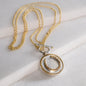 Cody - Double Sided T-Bar Horseshoe Charm Necklace Urban-Equestrian