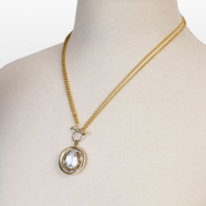 Cody - Double Sided T-Bar Horseshoe Charm Necklace Urban-Equestrian
