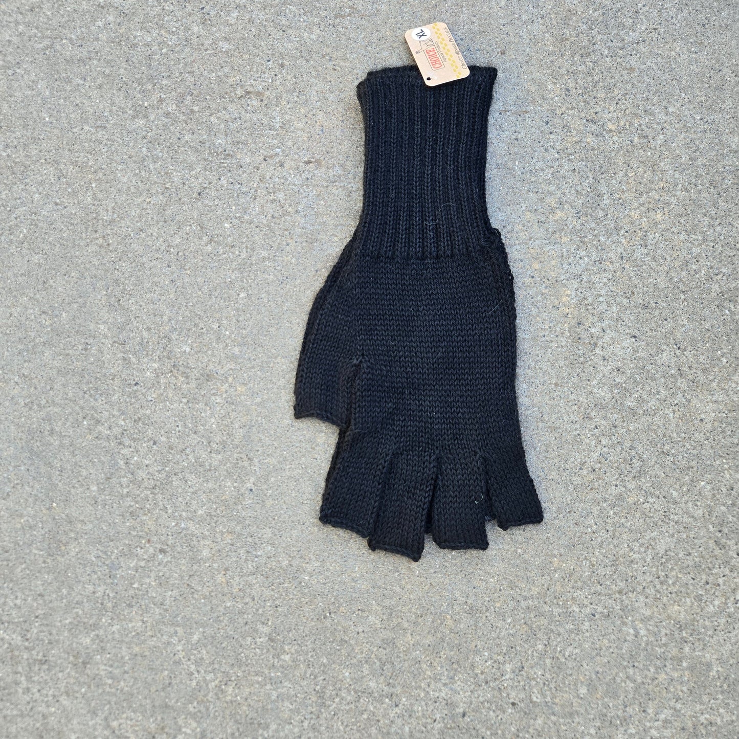 Colorful 100% Alpaca Fingerless Knit Alpaca Gloves Purely Alpaca