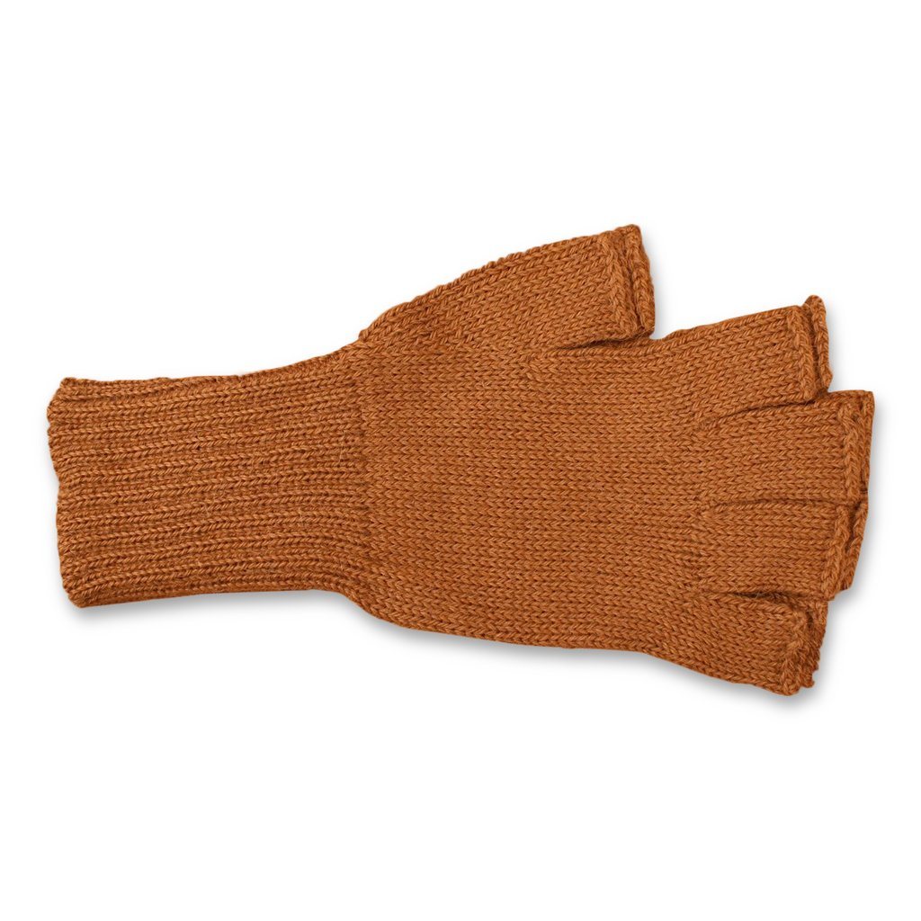 Colorful 100% Alpaca Fingerless Knit Alpaca Gloves Purely Alpaca