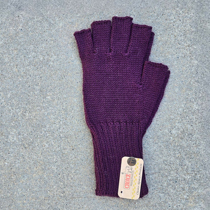 Colorful 100% Alpaca Fingerless Knit Alpaca Gloves Purely Alpaca