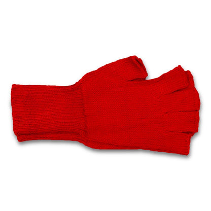 Colorful 100% Alpaca Fingerless Knit Alpaca Gloves Purely Alpaca
