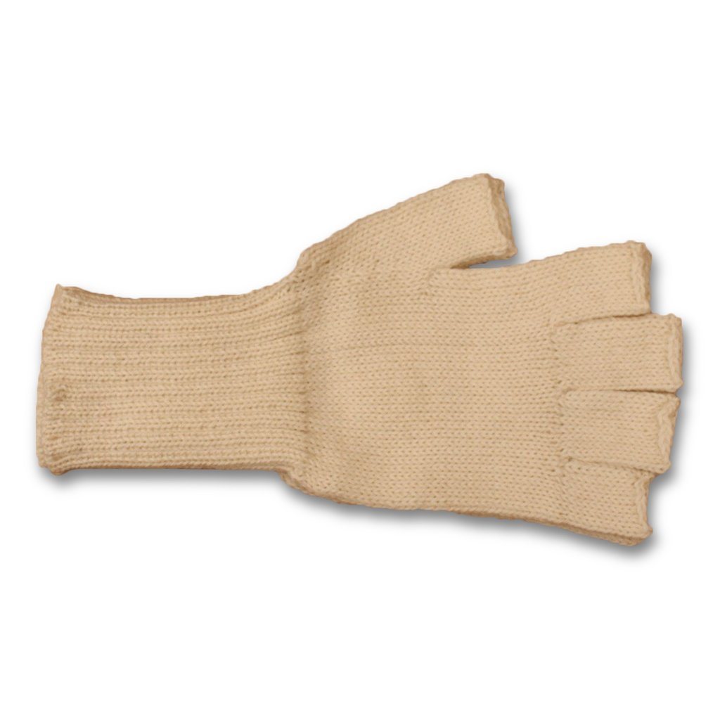 Colorful 100% Alpaca Fingerless Knit Alpaca Gloves Purely Alpaca