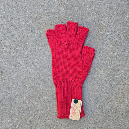 Colorful 100% Alpaca Fingerless Knit Alpaca Gloves Purely Alpaca