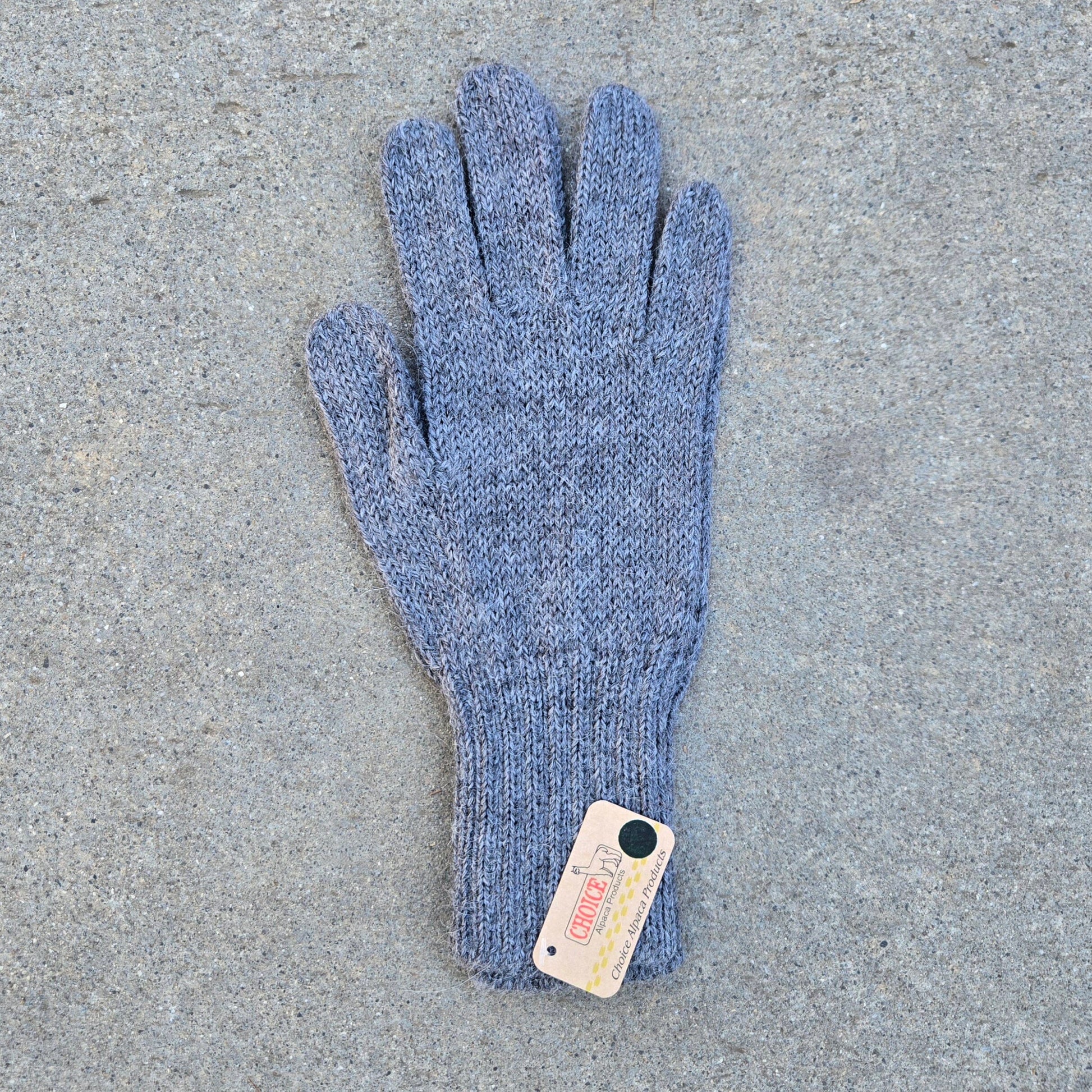 Colorful 100% Alpaca Full Fingered Knit Alpaca Gloves Purely Alpaca