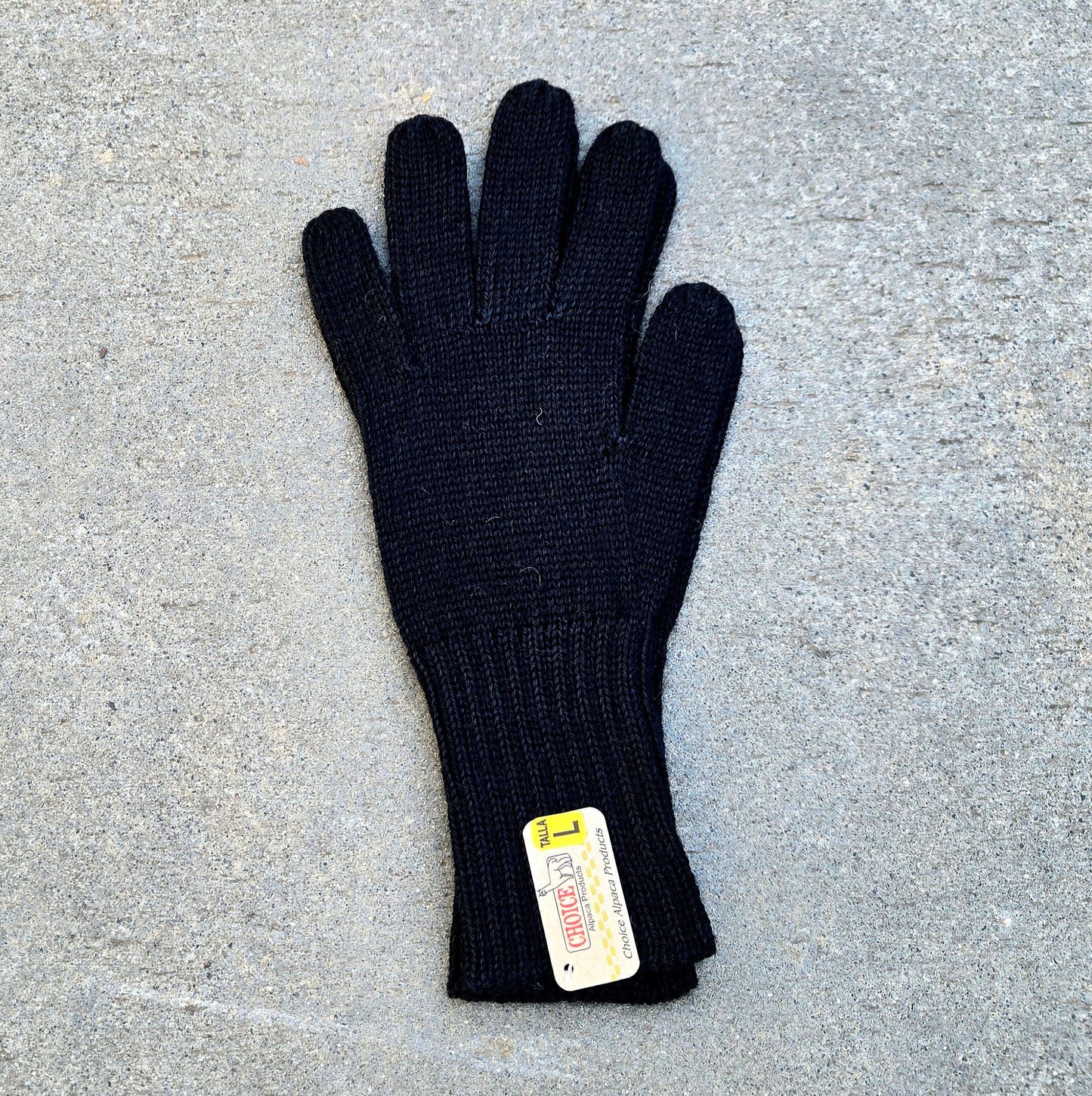 Colorful 100% Alpaca Full Fingered Knit Alpaca Gloves Purely Alpaca